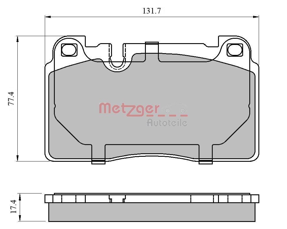 METZGER Első fékbetét 1170789_METZ